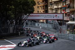 MONTE CARLO, 19-23 May 2021: F2 and FRECA championship during the Formula 1 Grand Prix of Monaco 2021 at Circuit de Monaco. Start of race 2 © 2021 Sebastiaan Rozendaal / Dutch Photo Agency.
